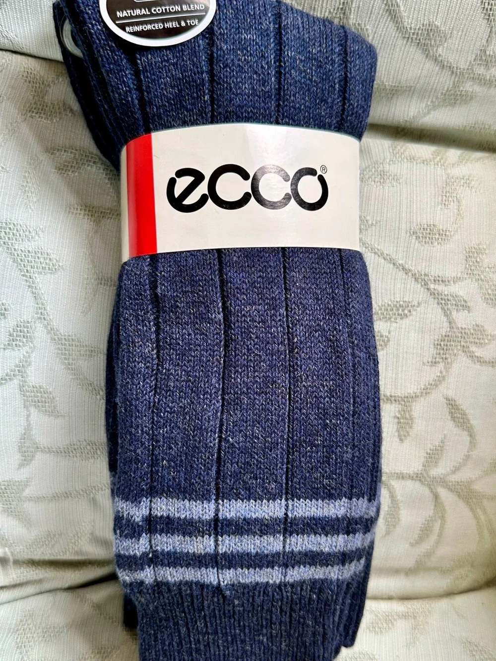 Mens Brand New ECCO Striped Socks